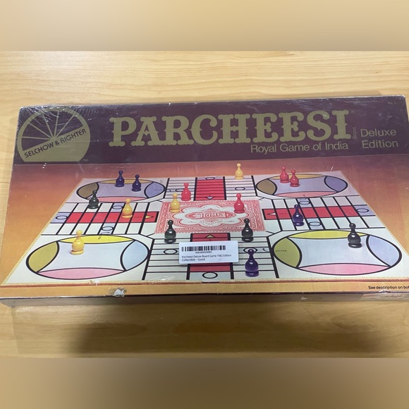 Vintage 1982 Parcheesi Board Game DELUXE EDITION Royal Game of India Complete. - Picture 1 of 5